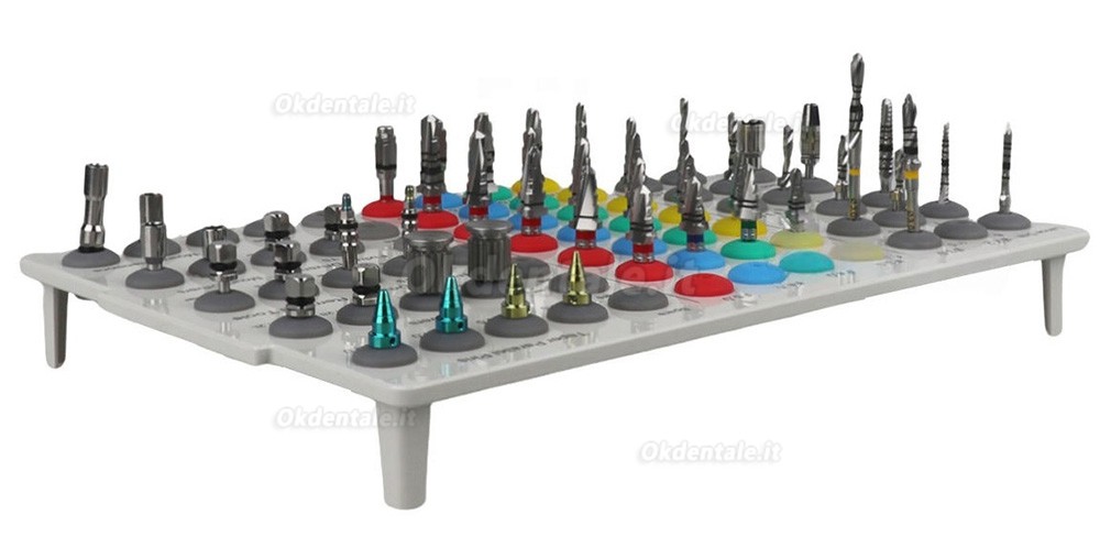 Kit chirurgico universale per impianti conici, Guida per frese elicoidali Hiossen stile OSSTEM